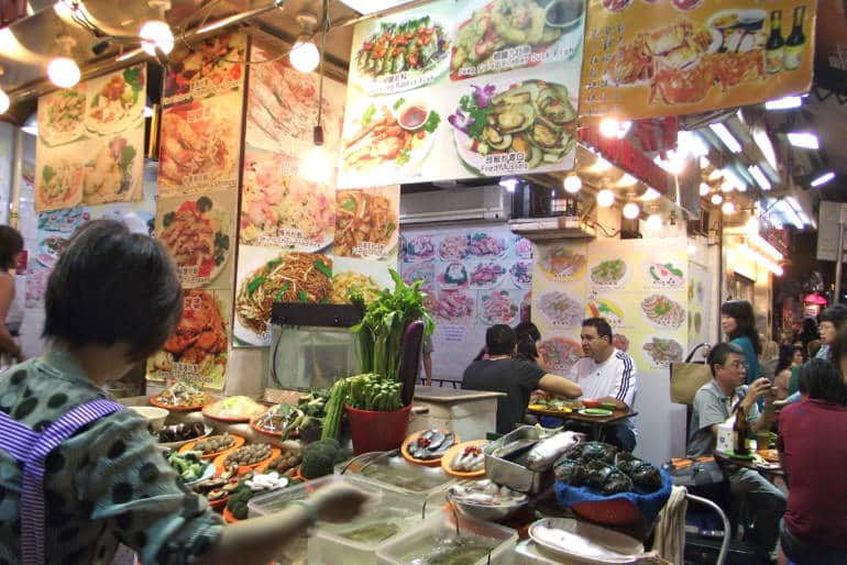 temple street food