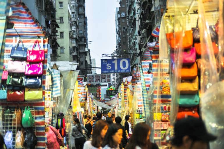 Ladies Market in Mong Kok