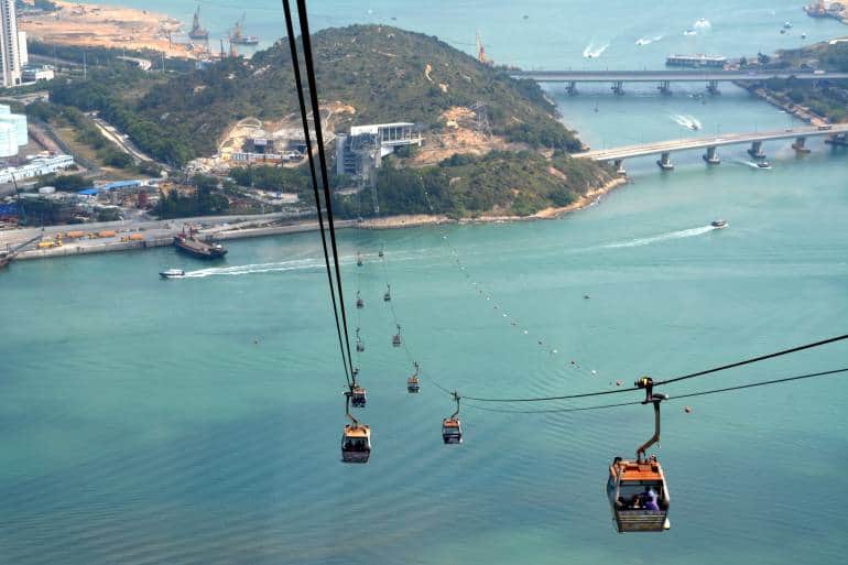 Ngong Ping 360 Skyrail, starts at Chung Tung Mtr Station