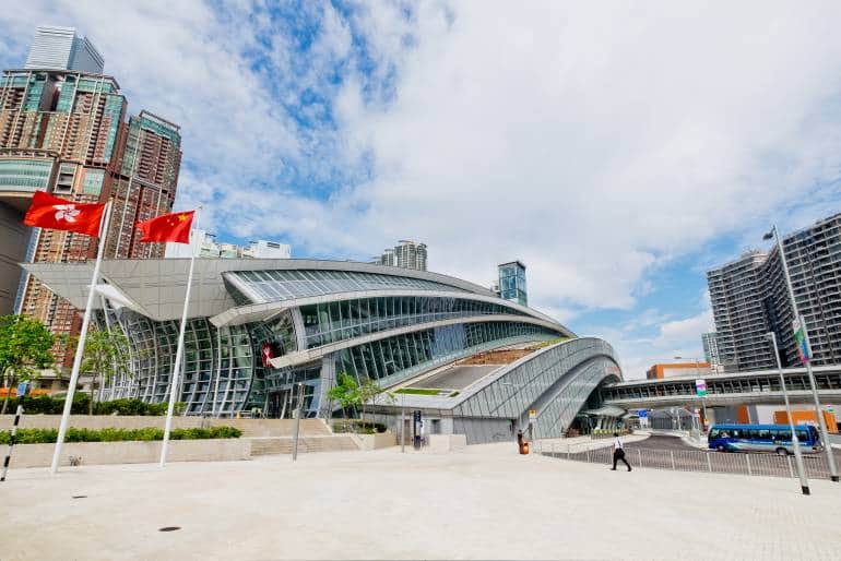 Hong Kong West Kowloon Station.